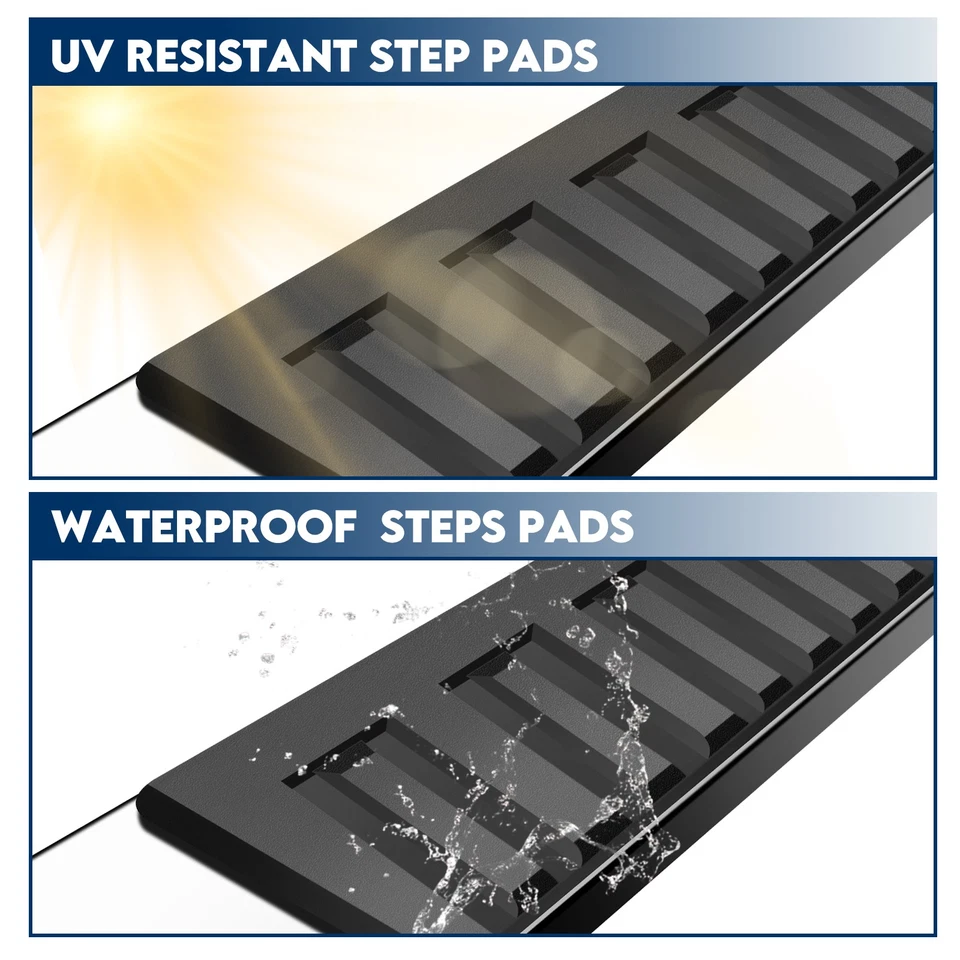 For 02-08 Dodge Ram 1500/03-09 Ram 2500 3500 Quad Cab 6"Running Board Nerf Bar Foto 4 de 4