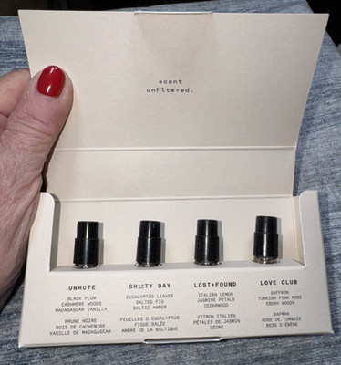 NOYZ Discovery Kit Eau De Parfum 4 Piece Set Trial Vials 2 Packs NIB Sealed