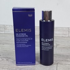 ELEMIS De-Stress Body Massage Oil For All Skin Types 3.3fl Oz 100ml NEW