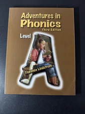 ADVENTURES IN PHONICS LEVEL A WORKBOOK, THIRD EDITION By Florence Lindstrom NEW