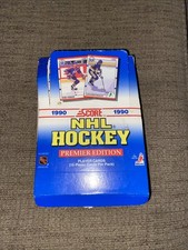1990 Score NHL Hockey Premier Edition New Unopened Trading Card Box 36 Packs