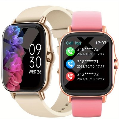 Smart Watch Men Women Bluetooth Calling IP68 Waterproof Fitness Tracker iPhone