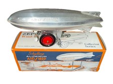 Schylling Aluminum Airship Graf Zeppelin Wind-Up Toy Collector Series - W/ Box