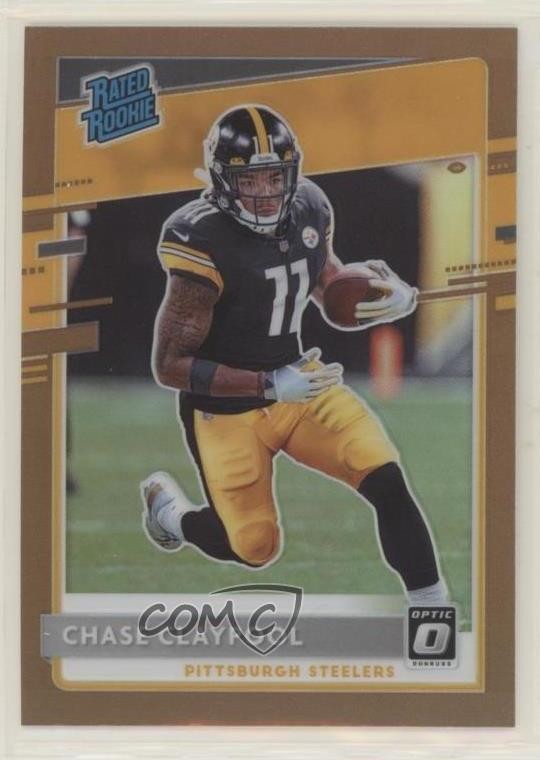 2020 Panini Donruss Optic Rated Rookies Bronze Prizm Chase Claypool #177 0bi6