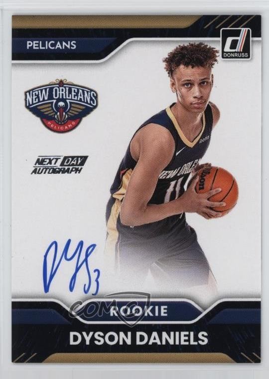2022-23 Panini Donruss Next Day Dyson Daniels #ND-DDP Rookie Auto RC 1e38