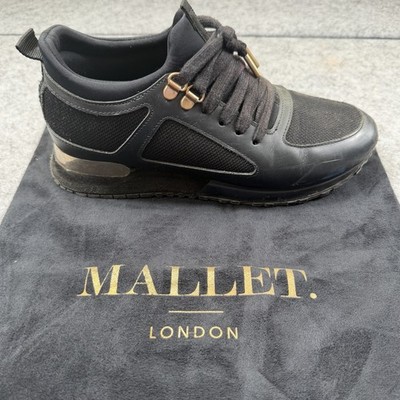 Mallet Diver Run LD00 Black/Rose Gold Trainers UK 4 EU 37 Boxed with Dust Bag