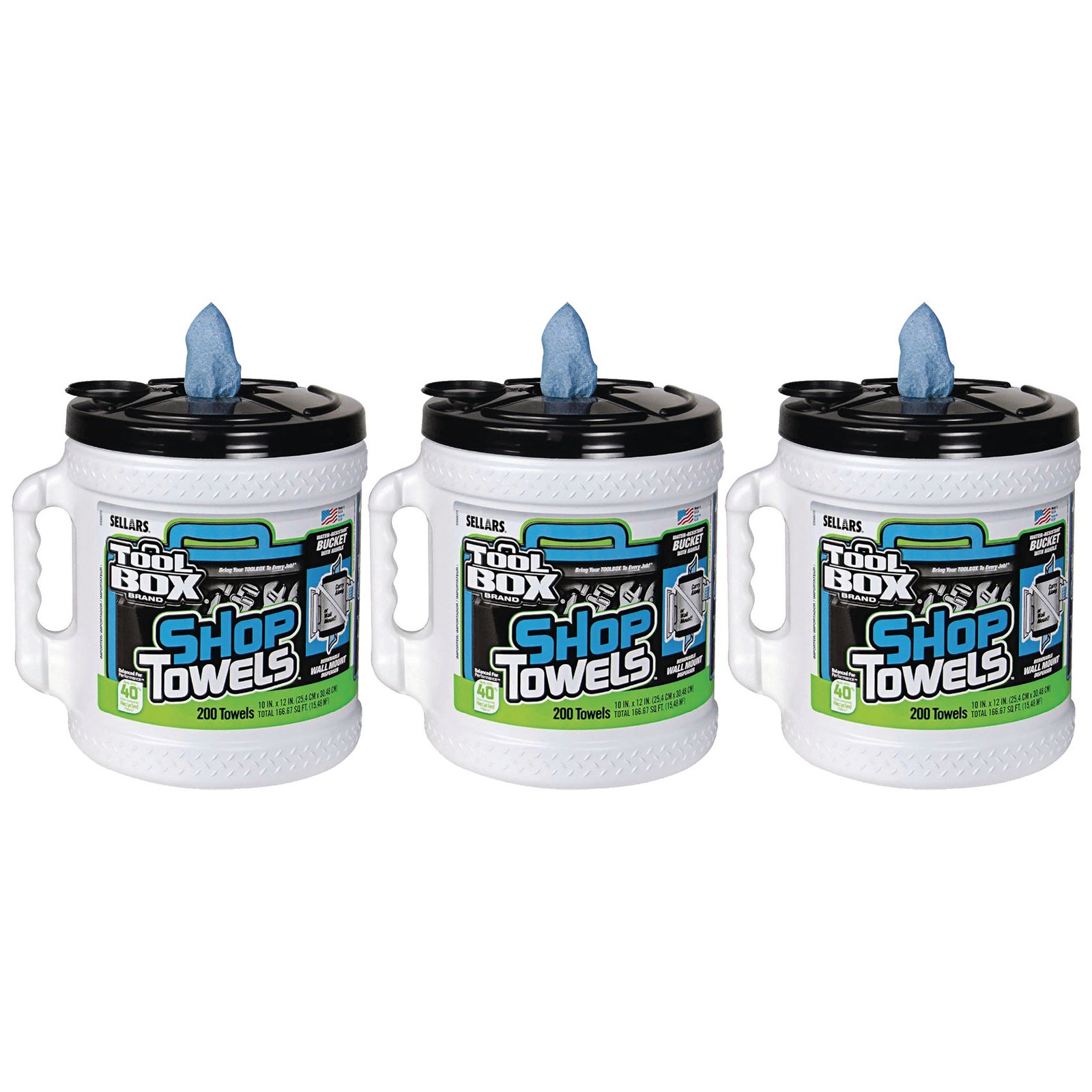 Набор инструментов Z400 Big Grip Dispenser для полотенец для уборки - 2 рулона - 400 полотенец