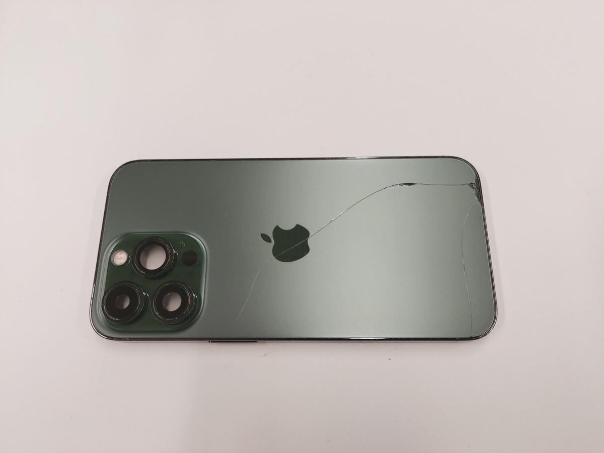 OEM iPhone 13 Pro A2483 Apple OEM Housing Cracked Green | eBay
