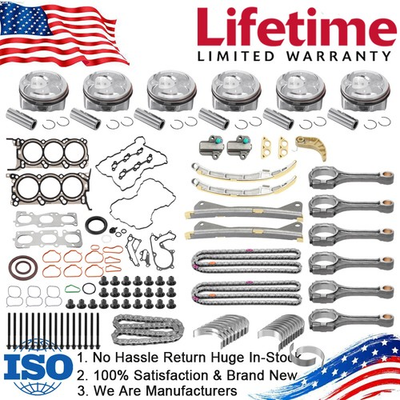 #ad G6DH 3.3L Engine Rebuild Overhaul Kit For HYUNDAI Santa Fe XL KIA Sedona Sorento $299.99