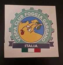 ADESIVO VESPA CLUB  FOGGIA GARGANO