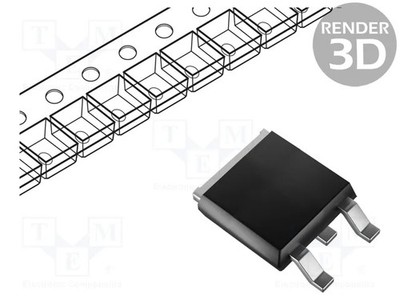 8A SMD Diode: Gleichrichter Ufmax: 895mV 35ns 100V Tube D2PAK