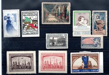 PHOTO CONTRACTUELLE / ERINNOPHILIE / TIMBRE VIGNETTE LOT