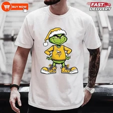 Minnesota Vikings Grinch Christmas Football TShirt - Full Color, Full Size