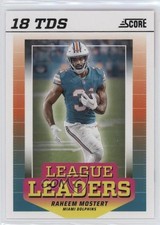 2024 Score League Leaders Raheem Mostert #LL-RMT 11gl