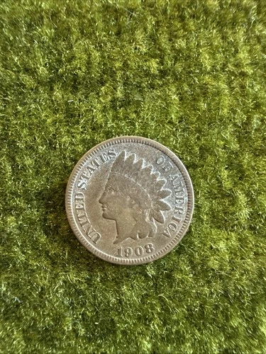 1908 Indian Head Cent - AU