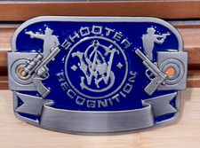 Smith and Wesson Vintage Belt Buckle Shooter Recognition Engravable