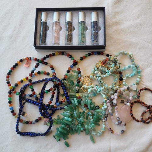 Semi Precious Stone Beads for Artisan Jewelry Making Crafting Quartz Lapis 925