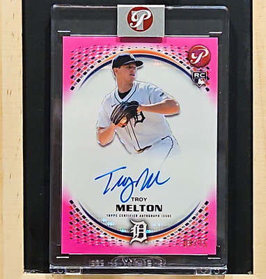 Topps 2026 Pristine Troy Melton Tigers PA-TM Rookie Auto /15 Pristine Auto