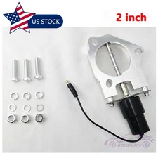 2 inch Stainless Electric Exhaust Valve Kit Control Valve Motor with Screws