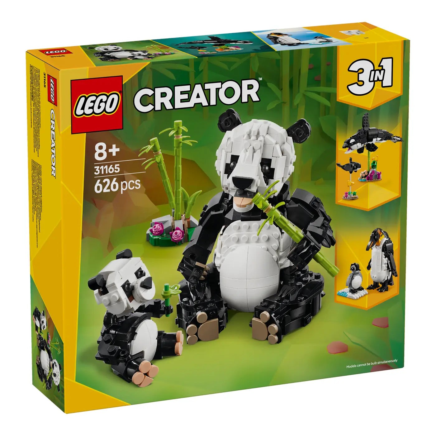 LEGO Creator 31165 Wilde Tiere: Pandafamilie Bausatz, Mehrfarbig - Bild 10
