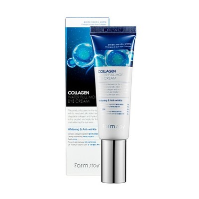 FARMSTAY Collagen Water Full Moist Eye Cream - Under for Wrinkles... 