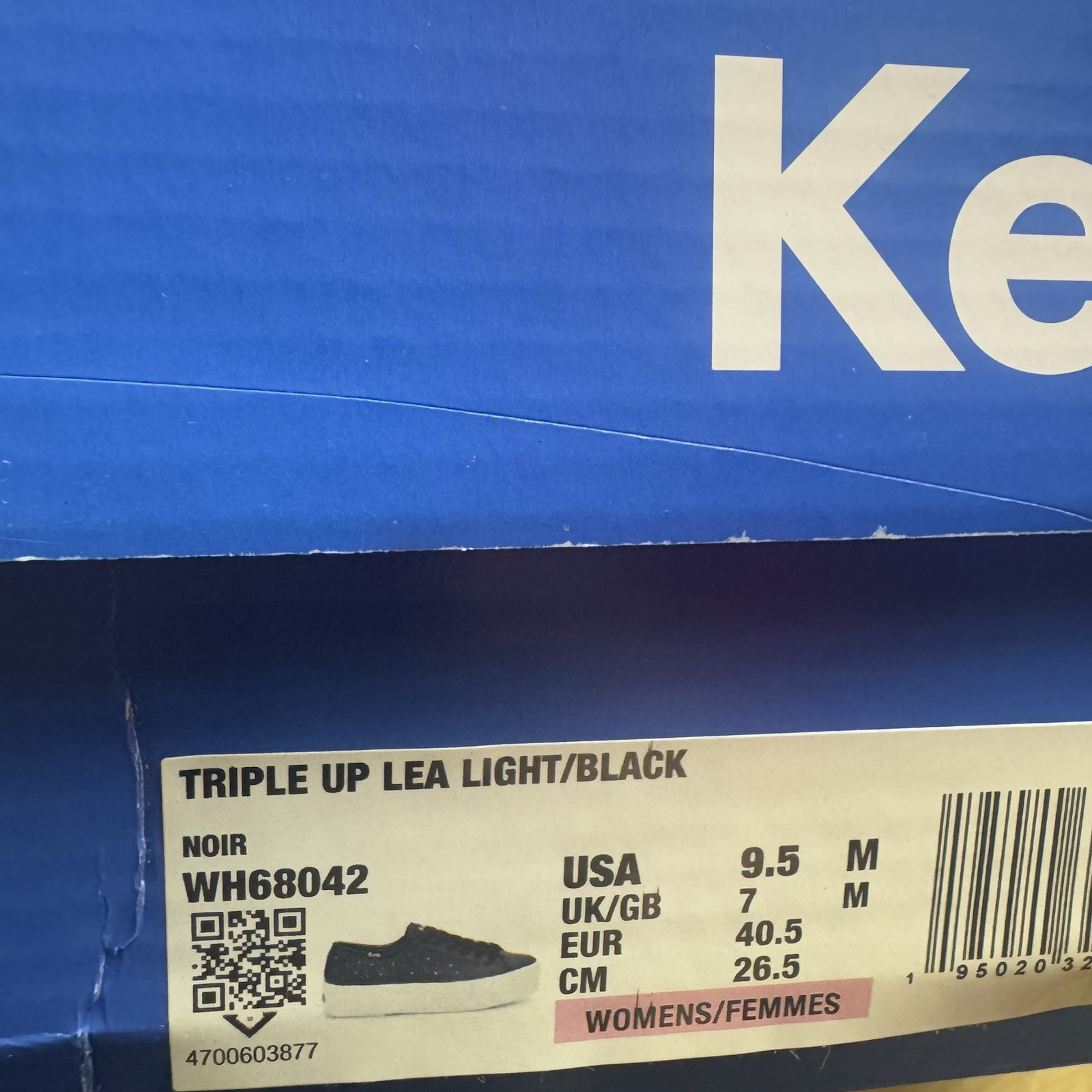 Keds Womens Triple Up Leather Sneaker Black Size 9.5 M image 6