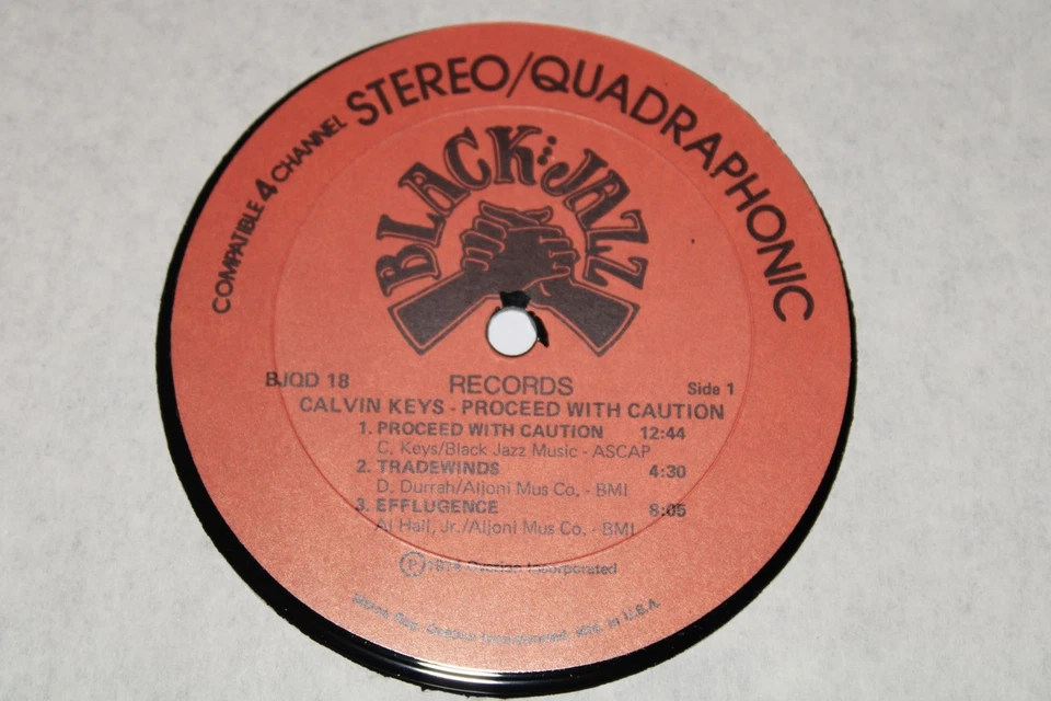 Calvin Keys Proceed with Caution MEGA Rare Jazz Funk Vinyl ONLY Record NO COVER! - Bild 2 von 4
