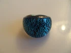 Ring Made Of Original Murano Glass Jewelry Unique Handcrafted Size Ø 20.5