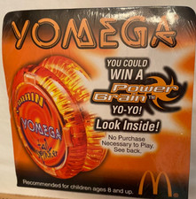 Yomega Power Grain 2000 Yo-Yo McDonalds Orange unopened X-Brain System 016-053