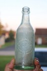 ANTIQUE Plover Springs Bottling Co. 8 oz bottle Stevens Point WIS AS FOUND COND. — photo 1