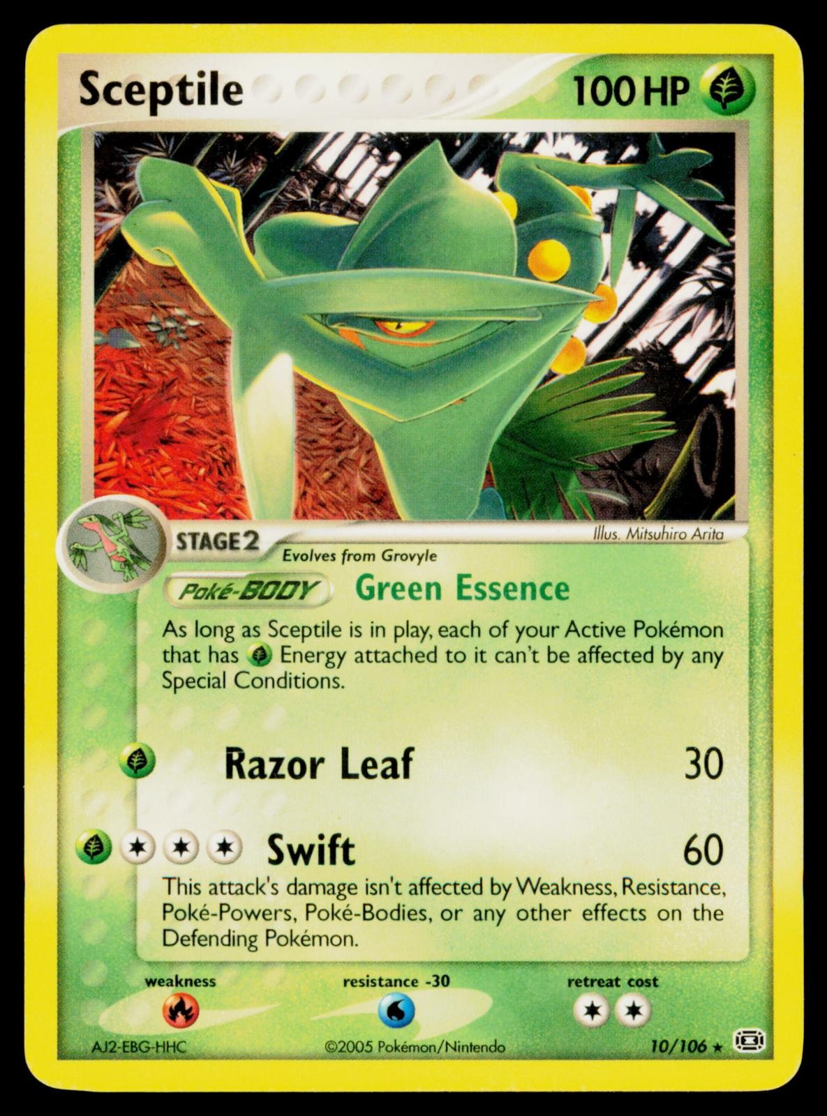Sceptile(EX Emerald) - 10/106 LP Rare Deck Exclusives Pokemon