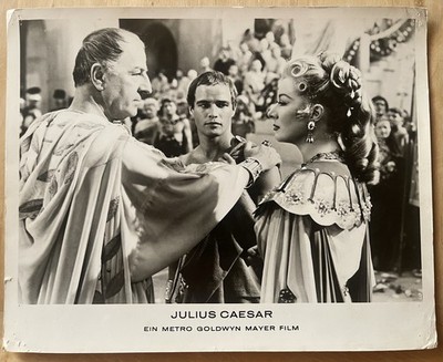JULIUS CAESAR /Louis Calhern - Marlon Brando /William Shakespeare/EA-Aushangfoto