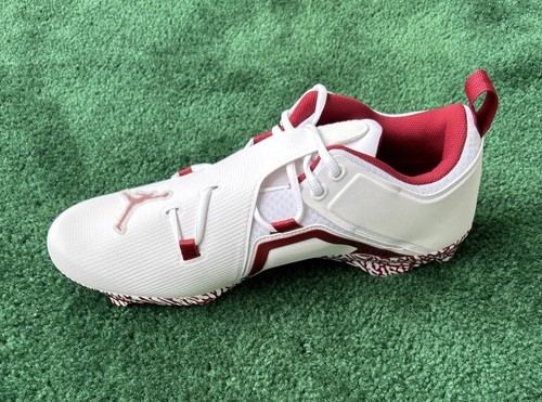 Botines de fútbol profesional Oklahoma Jordan Alpha Menace emitidos por el equipo talla 16 FJ4985-106 - Imagen 5 de 13