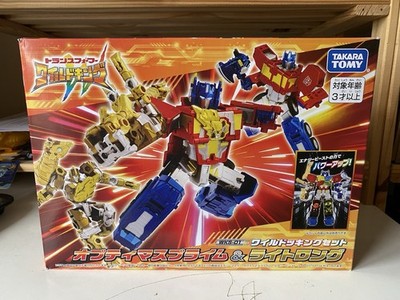 Transformers - Takara Wild King - WKS-01 OPTIMUS PRIME & LIGHT LONG - Neu/Sealed