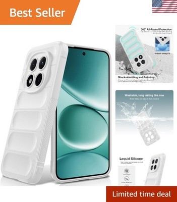 Silicone Case for Xiaomi Redmi Note 15 Pro 5G - Shockproof, White