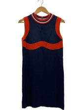 PRADA/Sleeveless dress/Size 40/Rayon/NVY/APD1 2014 345//