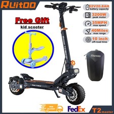 RUITOO 3200W Electric Scooter 35MPH 40Miles Battery Free Gift for Adult/Teen/Kid