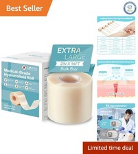 Flexible Hydrocolloid Bandage Roll - Extra Large, Easy Application for Daily Use