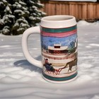 Miller High Life Ceramic 1985 Christmas Holiday Beer Stein Decorative  — photo 2