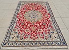 Rare Hand Knotted Vintage Tribal Naeen Wool & Silk Touch Area Rug 4.8 x 2.11 Ft — photo 2