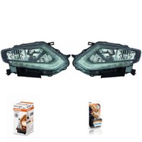 Halogen Scheinwerfer Frontscheinwerfer Set H11 FüR Nissan X-Trail Inkl. Lampen