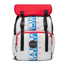 Image of Napapijri Curver Backpack 27.5L White/Red NP0A4HXON1A1 - RRP £89.99