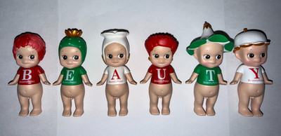 Authentic Sonny Angel X MODI BeautyPoint 2011 Mini Figure Set (5 Sonny Angels)