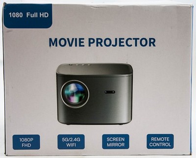 Groview C26 4K Beamer Projektor WiFi Bluetooth 500 ANSI Heimkino Outdoor Zoom