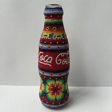 Huichol Beaded Coca-Cola Bottle Mexican Folk Art Nayarit México