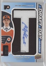 2019 Upper Deck SP Game Used Draft Day Marks Rookies 20/35 Morgan Frost Auto k2t