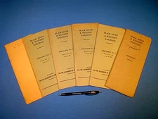 VTG 1965-1969 BLACK RIVER & WESTERN RAILROAD GOVERNMENT OF EMPLOYEES TIMETABLES
