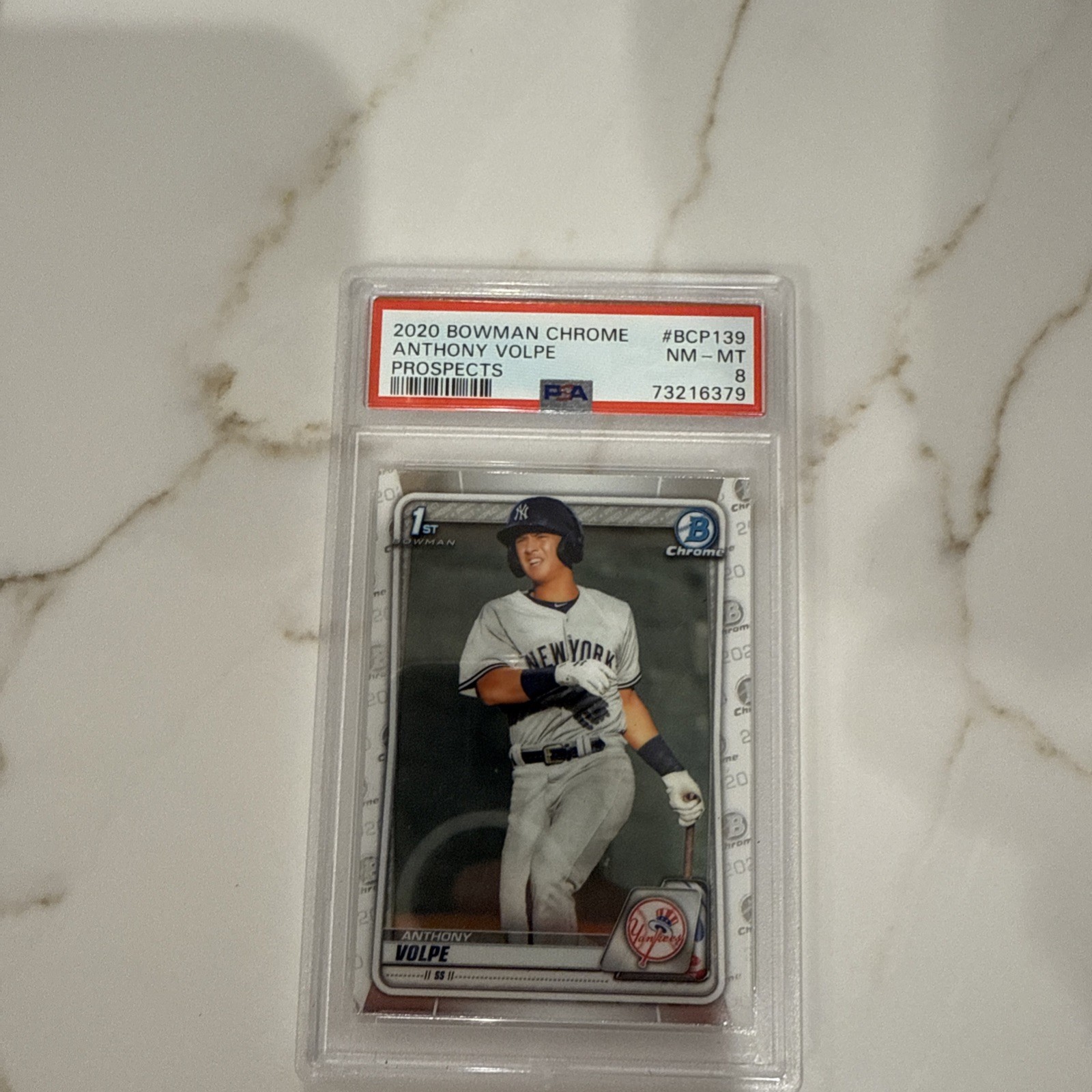 2020 Bowman - Chrome Prospects Anthony Volpe #BCP-139 (RC)