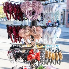 Disney Parks Rapunzel Cinderella Belle Minnie Mickey Ears Magical Bow Headband