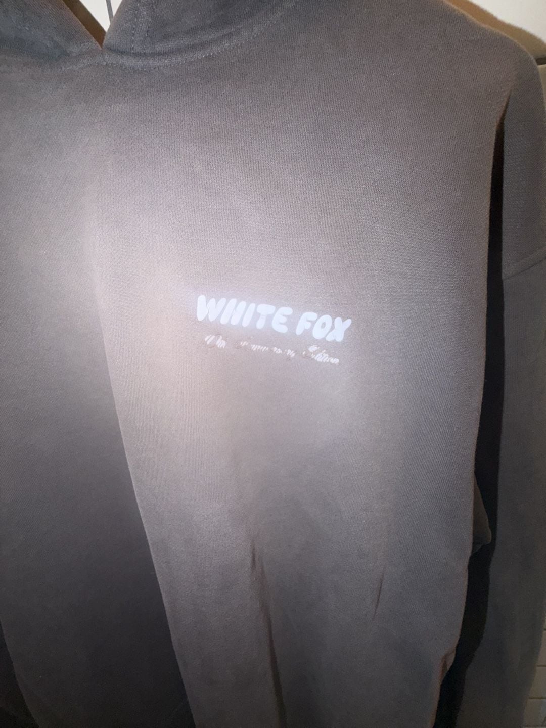 White Fox Boutique 10th Anniversary Edition Offstage Hoodie in Shadow flaws, photo 2